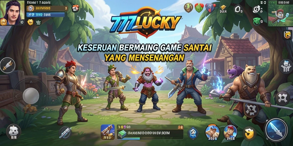 Screenshot menampilkan gameplay seru dari 777LUCKY.