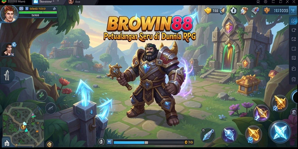 Tampilan gameplay BROWIN88 yang menakjubkan dalam dunia RPG.