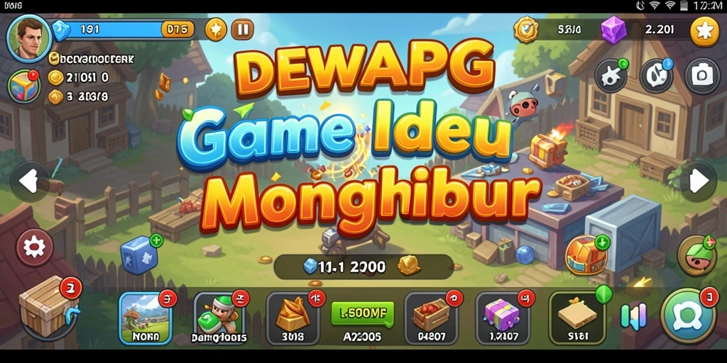 Screenshot permainan DEWAPG menampilkan gameplay Idle yang seru.