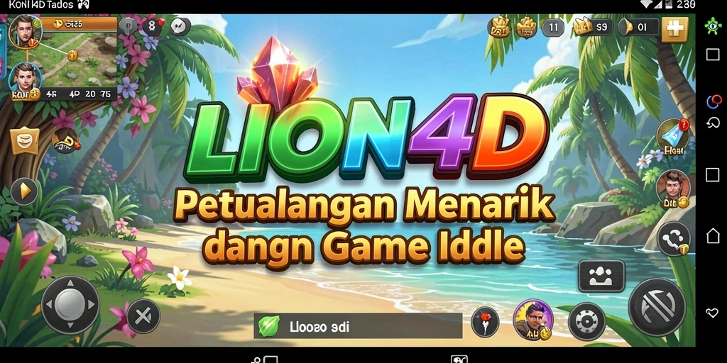 Tampilan gameplay LION4D yang memikat dan interaktif.