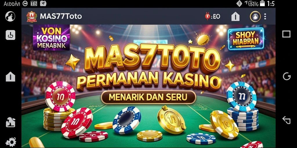 Screenshot menunjukkan gameplay mendebarkan dari MAS77TOTO.