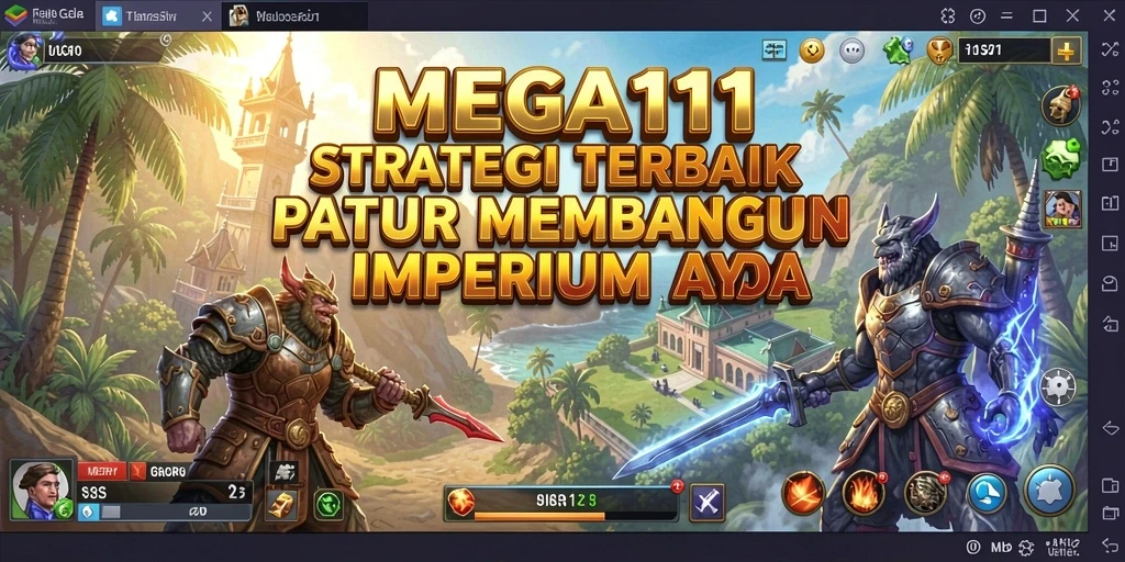 Gameplay menarik MEGA111 dengan pertempuran strategis yang seru.