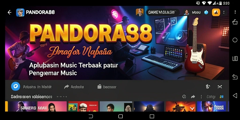 Tangkapan layar gameplay <strong>PANDORA88</strong> yang menunjukkan antarmuka aplikasi.