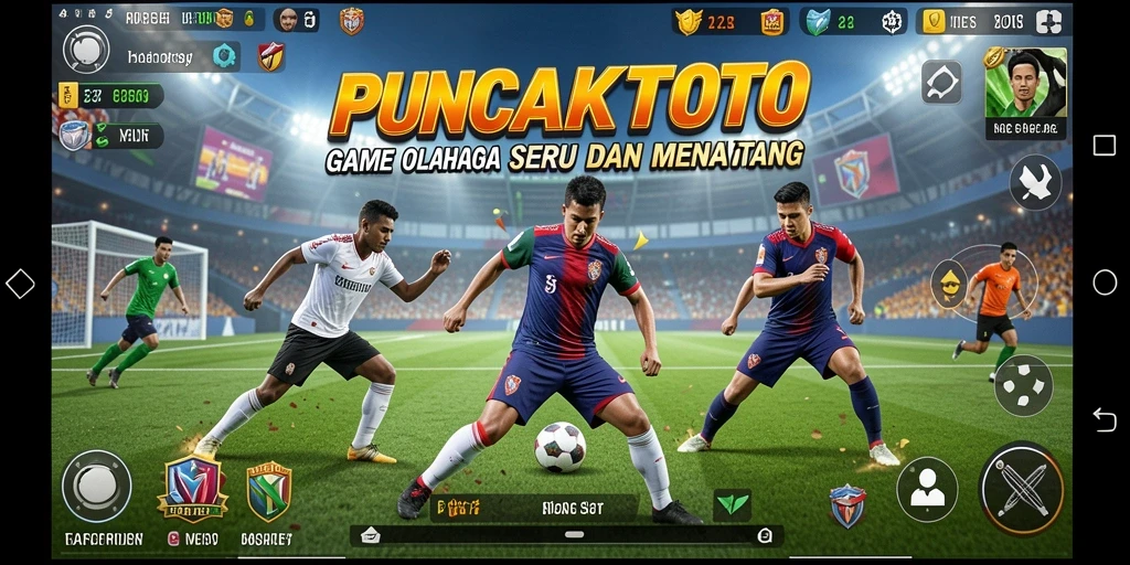 Screenshot permainan PUNCAKTOTO dengan para pemain yang beraksi.