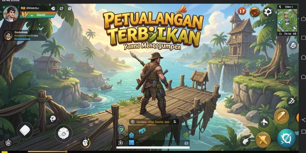 Tangkapan layar gameplay fantastis dari dunia terbuka RR44.