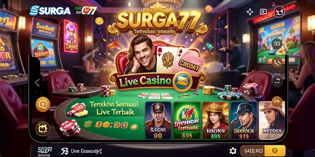 Gameplay SURGA77 yang mendebarkan di Live Casino.