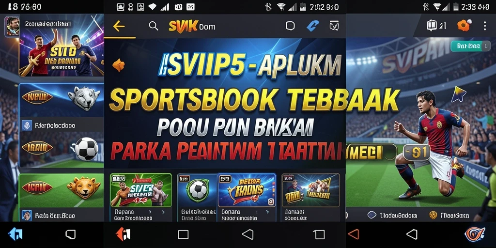 Tampilan gameplay Sportsbook yang menarik dan interaktif.