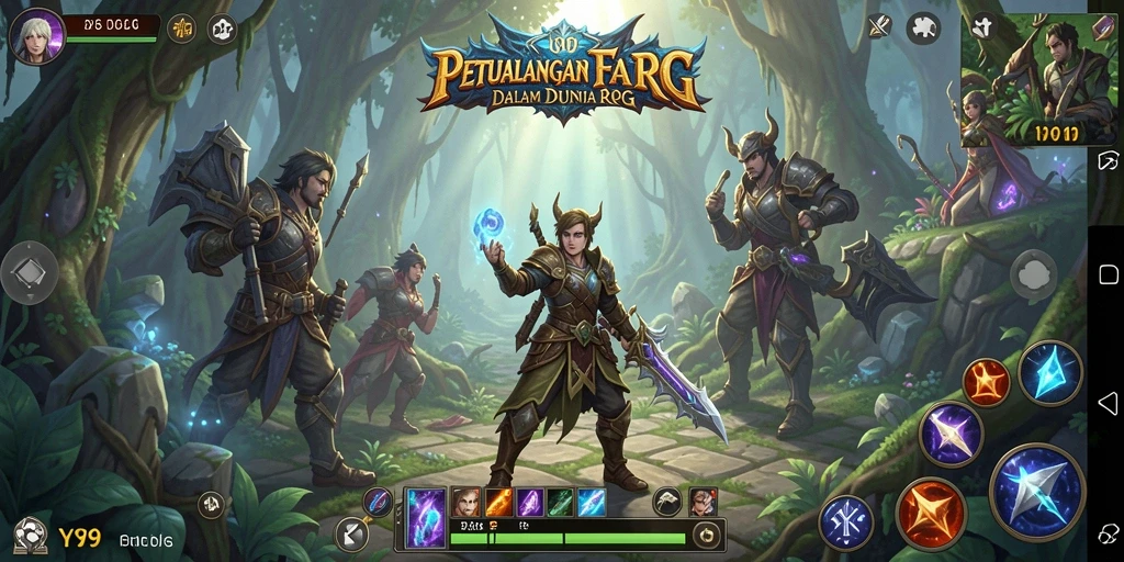 Tampilan dari gameplay RPG yang memukau dan mengasyikkan.